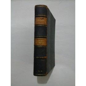 Maximes et pensees - Chamfort - Les editions G. Cres & C